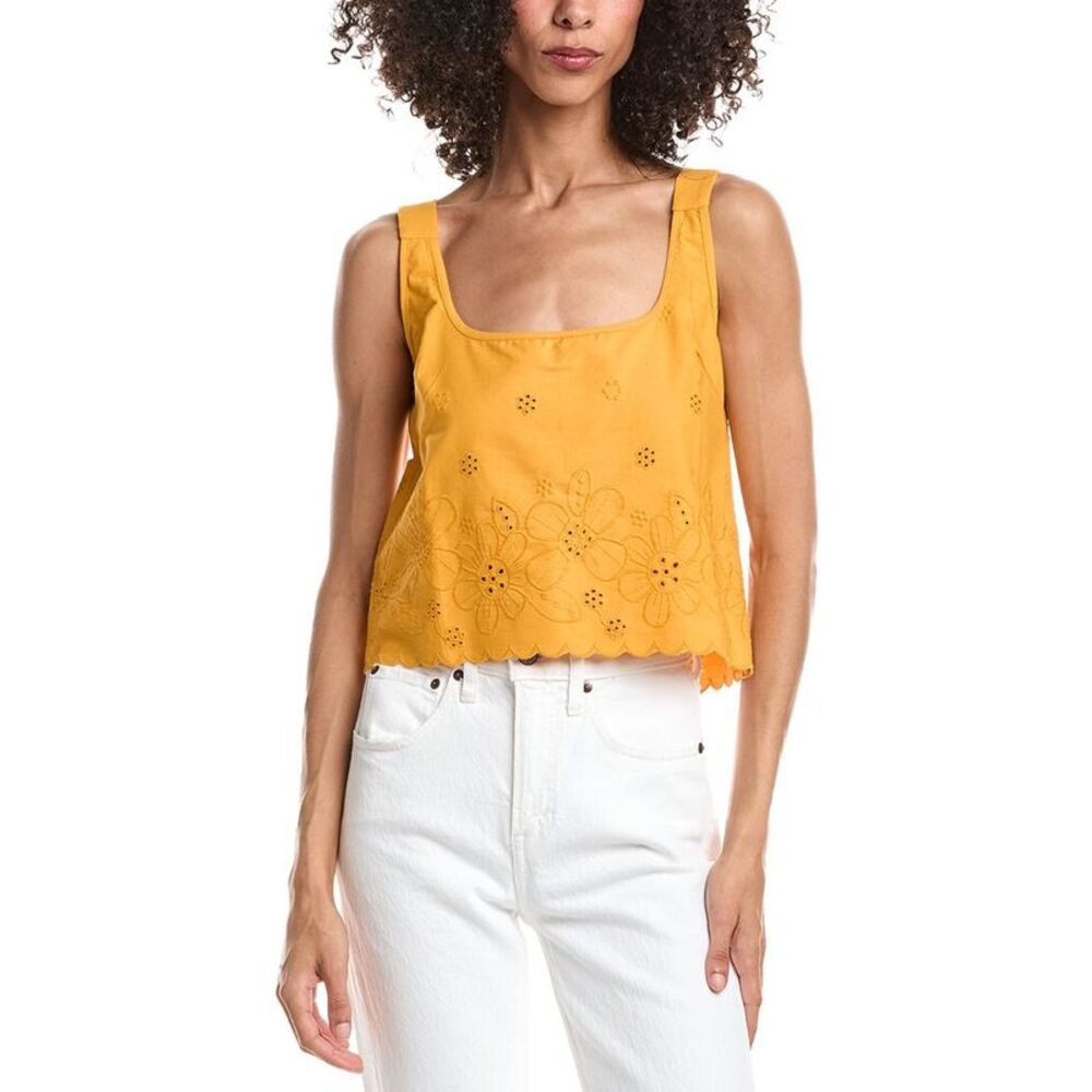 Anna Kay Womens Danae Top, Yellow